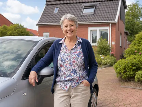 Verkäufer aus Espelkamp mit dem verkauften Fahrzeug